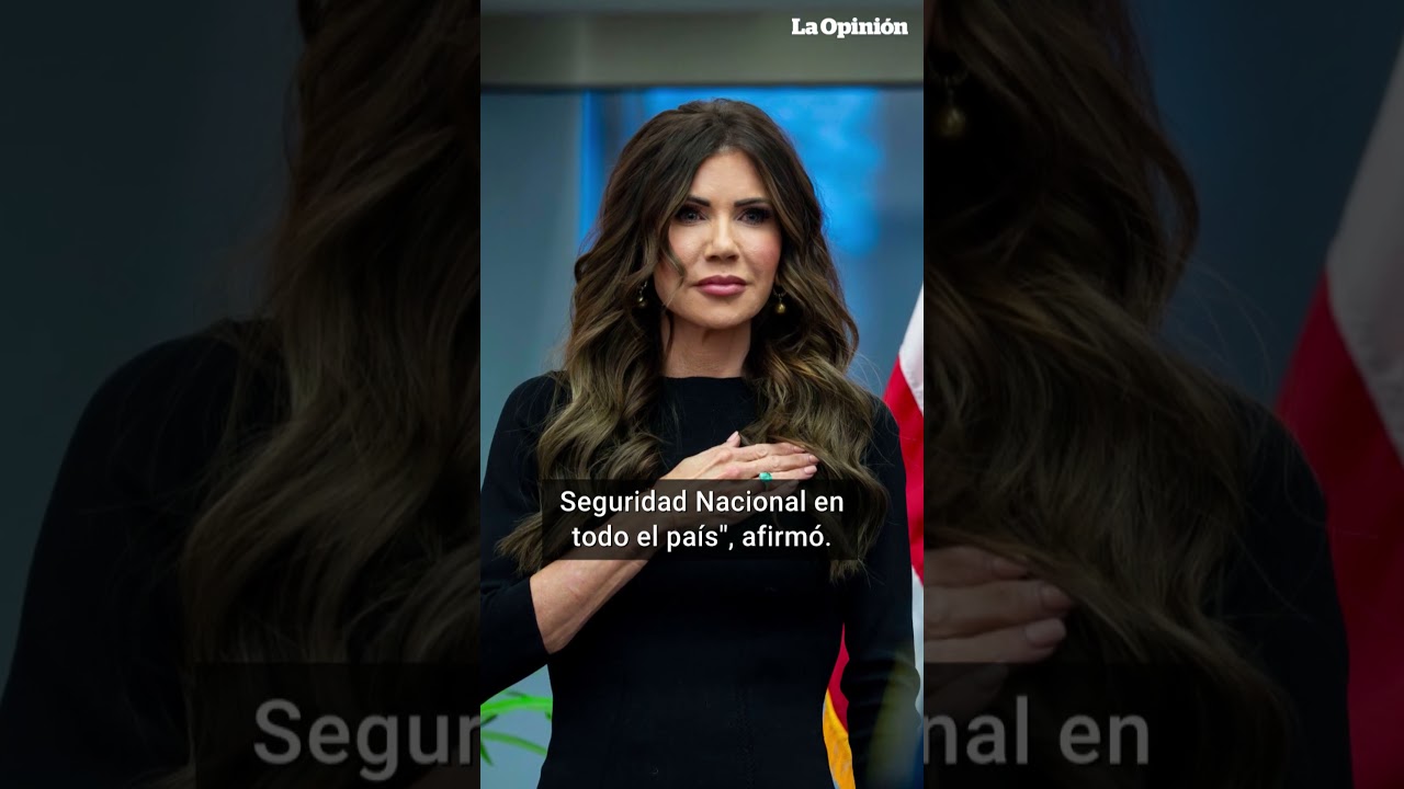 Kristi Noem anuncia c&aacute;maras corporales para todos los agentes federales en Minneapolis / La Opini&oacute;n