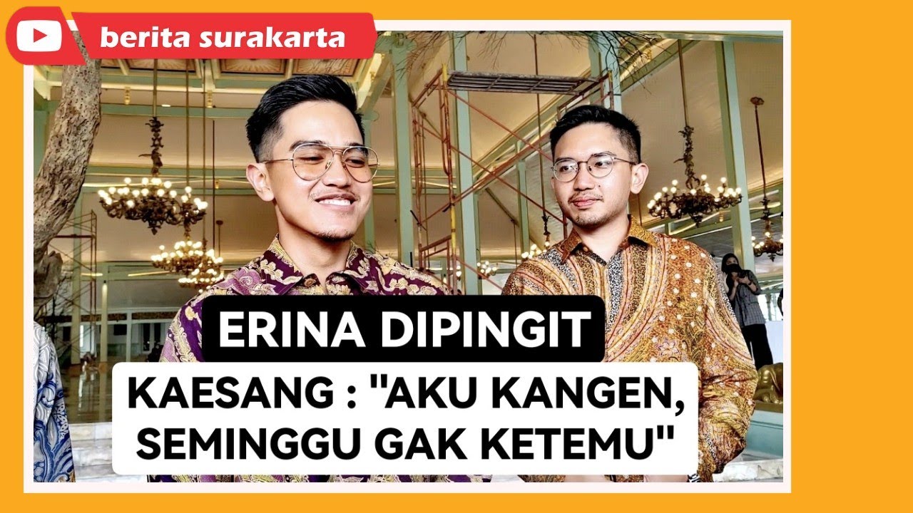 Kaesang, Gibran, Erick Thohir & Bahlil Gelar Wilujengan di Puro Mangkunegaran Solo Jelang Pernikahan