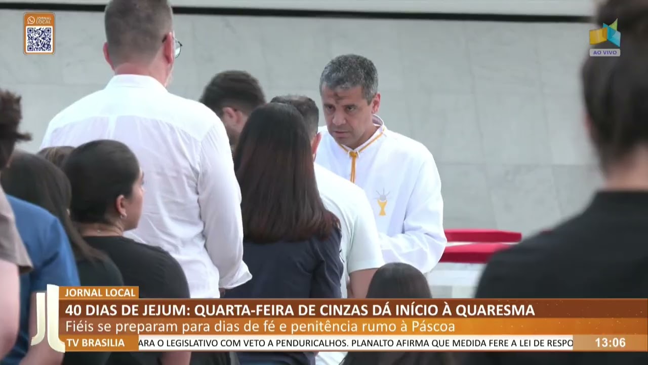 JL - 40 dias de jejum: quarta-feira de cinzas dá início à quaresma