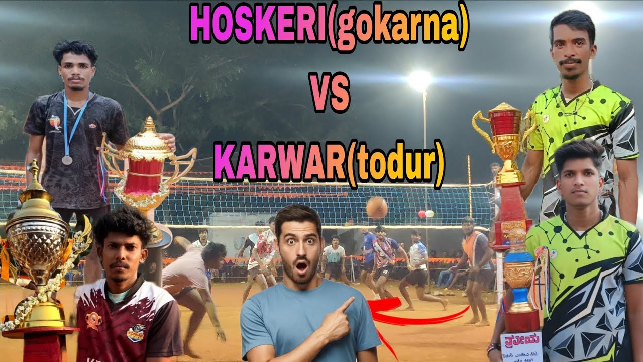 HOSKERI vs TODUR (karwar) #volleyball #ajithlalvolleyball #sports #gokarna #volley 