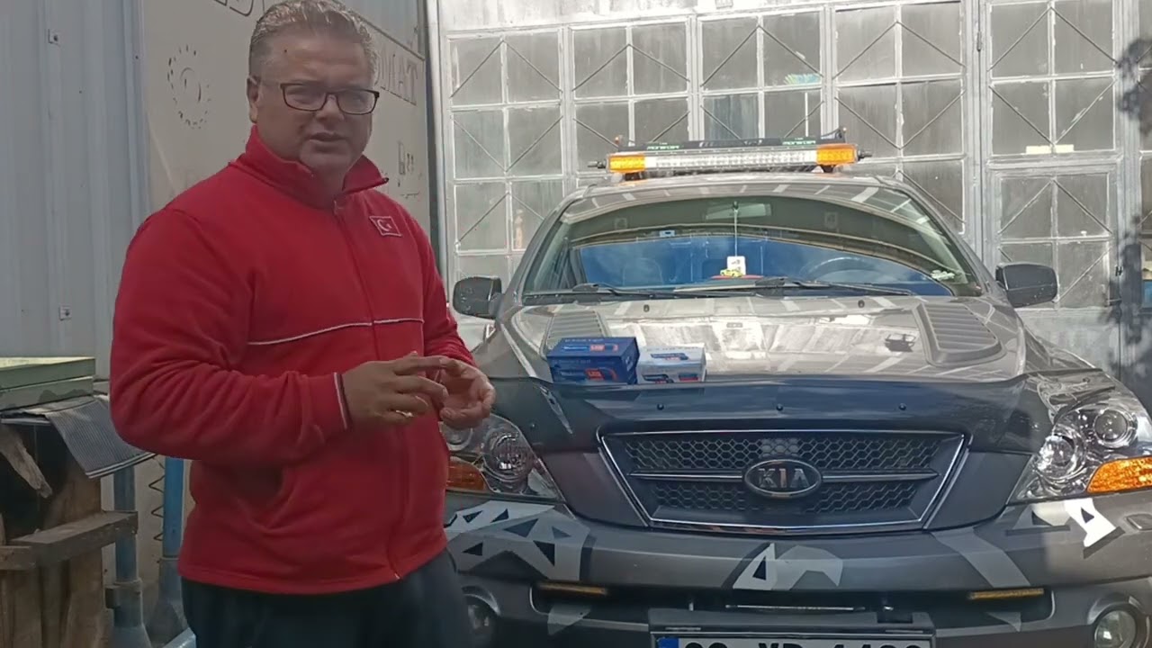 Kia Sorento 03/06 modele Orijinal X Force mercek far değişim uygulaması #kia #mechanic #sorento