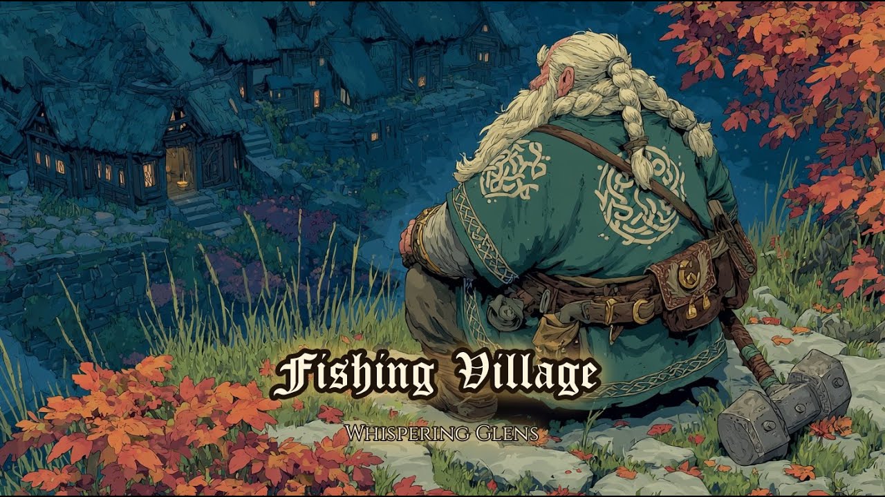 Fishing Village | Relaxing Medieval Fantasy Music for Sleep & Focus