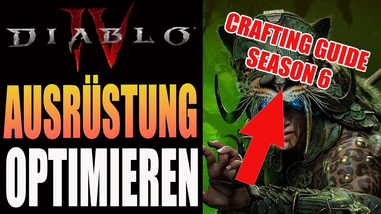 Diablo 4 - Vessel of Hatred - Ausrüstung verbessern - Crafting Optionen - Mehr Schaden - Mehr Leben