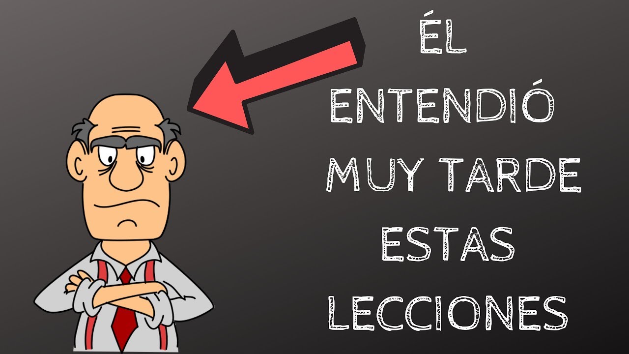 Entre más rápido comprendas esto más fácil será tu vida