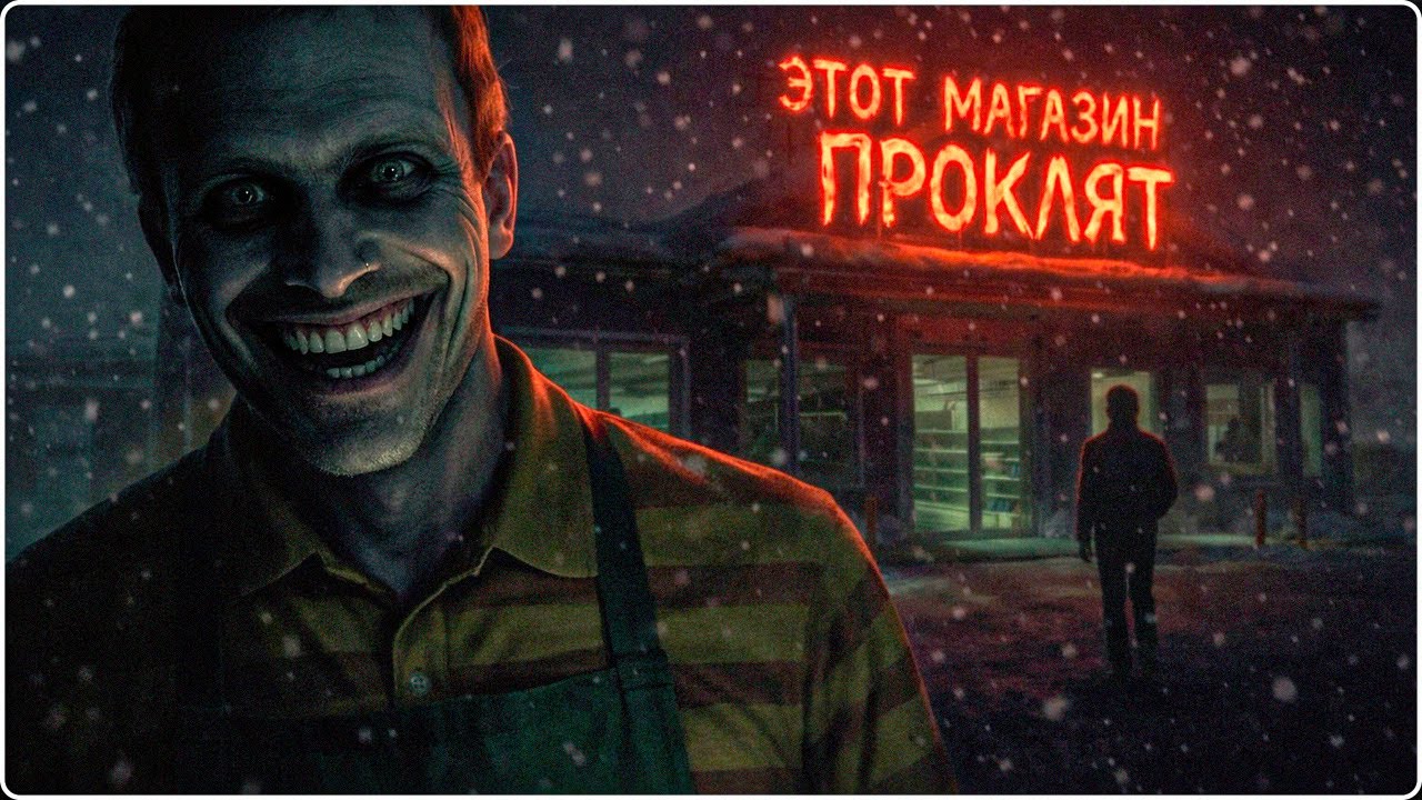 HELLMART - Когда Уже Можно Уйти Домой?! 👁️ Что прячется в подсобке?  #Хоррор #HELLMART
