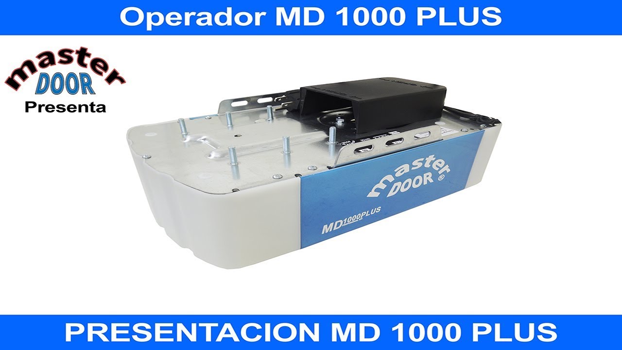 Presentacion operador MD 1000 plus
