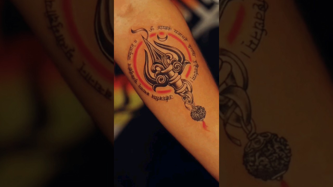 Maha Mrityunjay Mantra Tattoo #shorts #shortsfeed #shortsvideo
