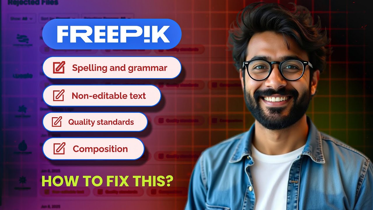 Freepik File Rejected? Here’s How to Fix It and Get Approved!