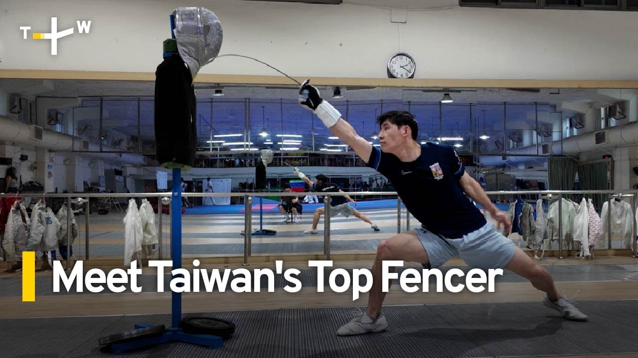 Taiwan's Top Fencer Heads to Paris Olympics | TaiwanPlus News