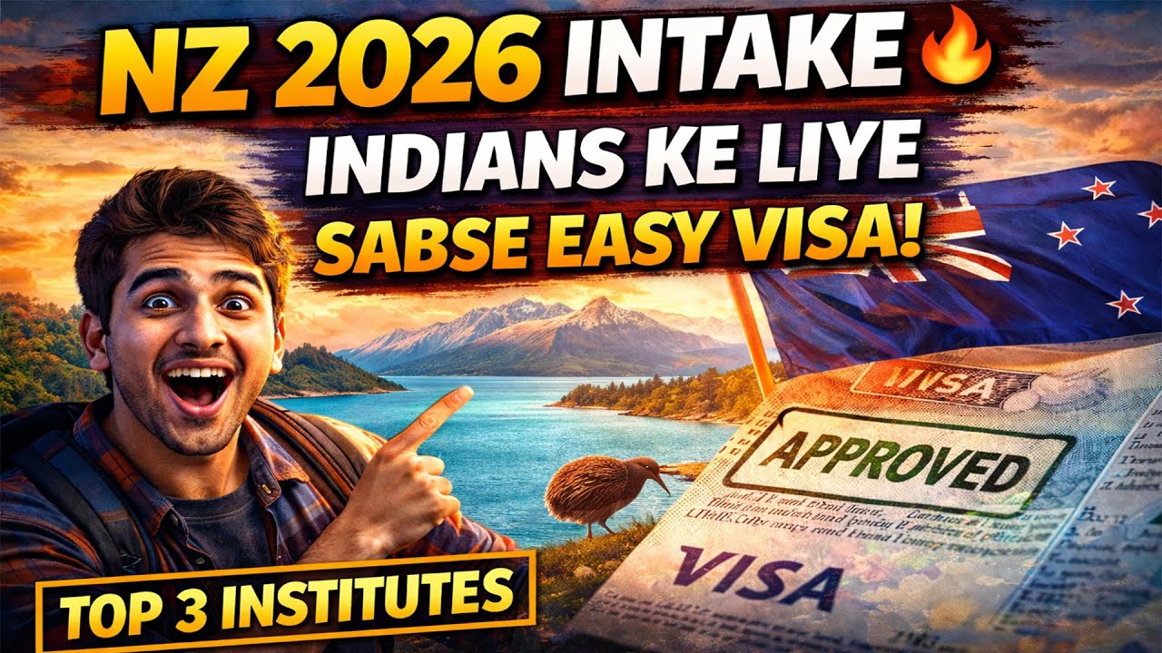 Study in New Zealand 2026 🇳🇿 | Top 3 Institutes | High Visa Success for Indians