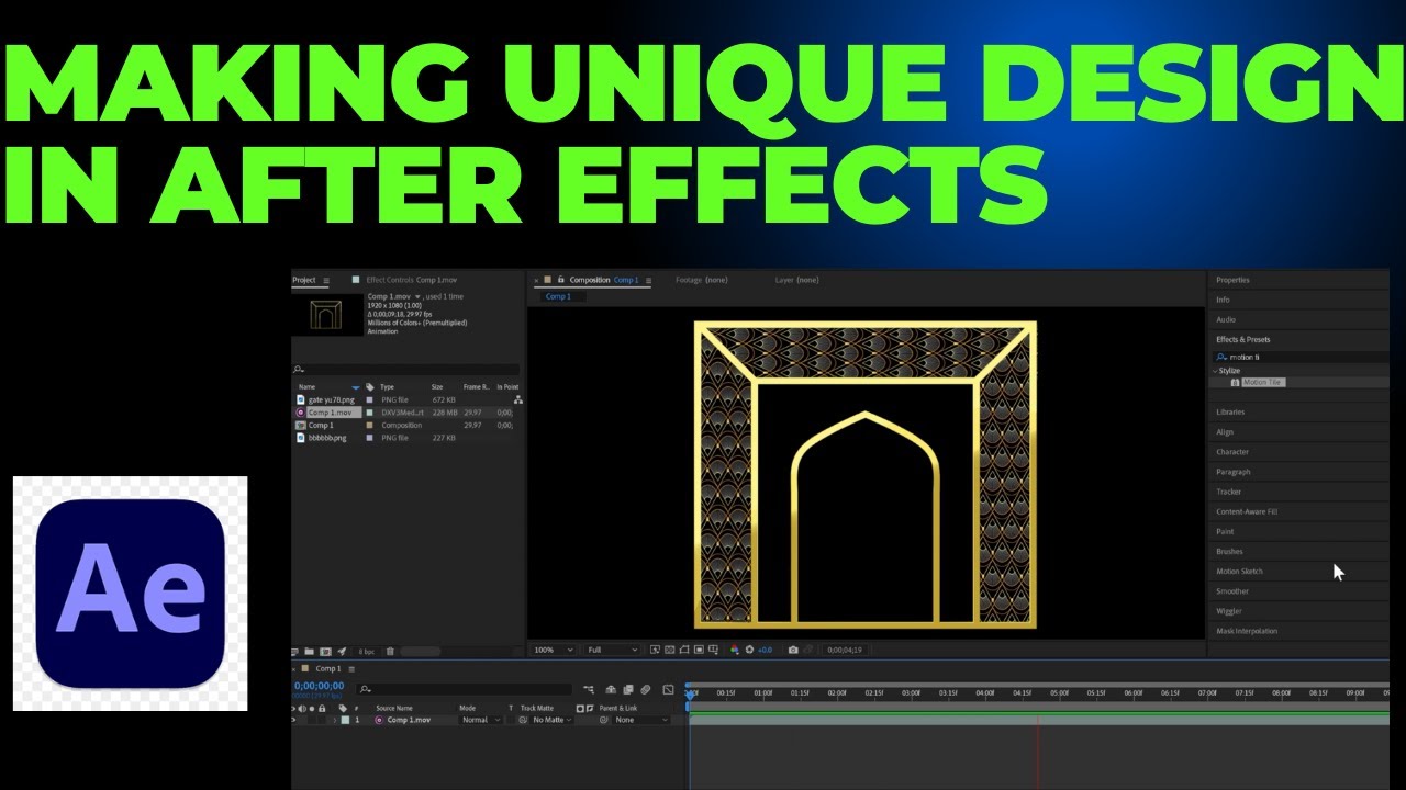 HOW TO MAKE UNIQUE  LED WALL DESIGN IN AFTER EFFECTS @vfxmehra