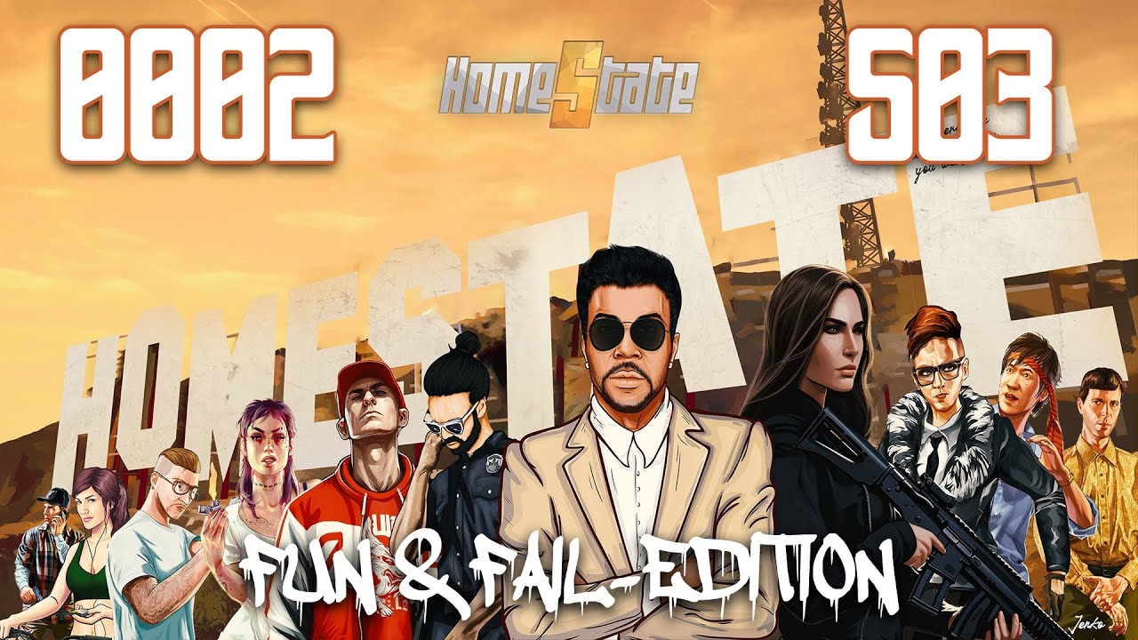 Homestate Highlights // S03 - 002 // FUN & FAIL-Edition // SAPD nimmt Drogen?!