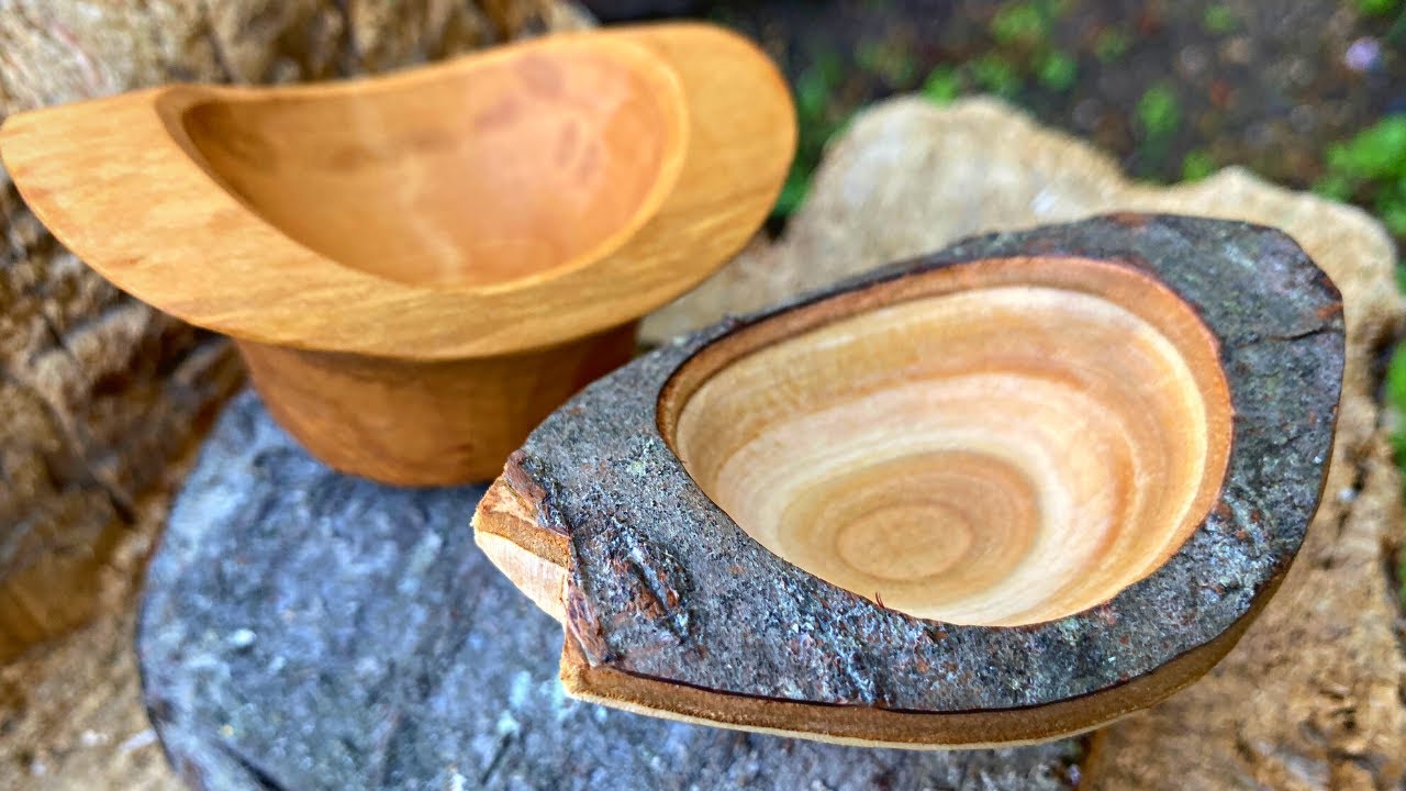How To Carve A Small / Salt Bowl - Richard Roberts