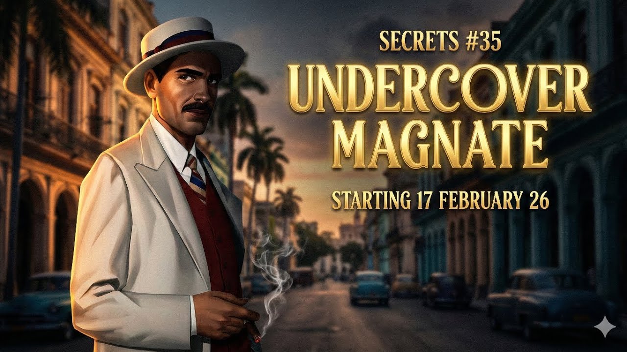 JUNE'S JOURNEY SECRET 35 UNDERCOVER MAGNATE 17 FEB 26 Complete Walkthrough & Reward Details 4K HD 