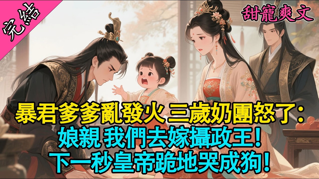 【一口氣聽完】暴君爹爹亂發火？三歲奶團怒了：娘親，我們去嫁攝政王！下秒十萬禁軍封鎖京城，皇帝跪在轎前哭成狗！#有聲書 #爽文 #小說 #萌娃 #萌寶  #甜寵 #原創