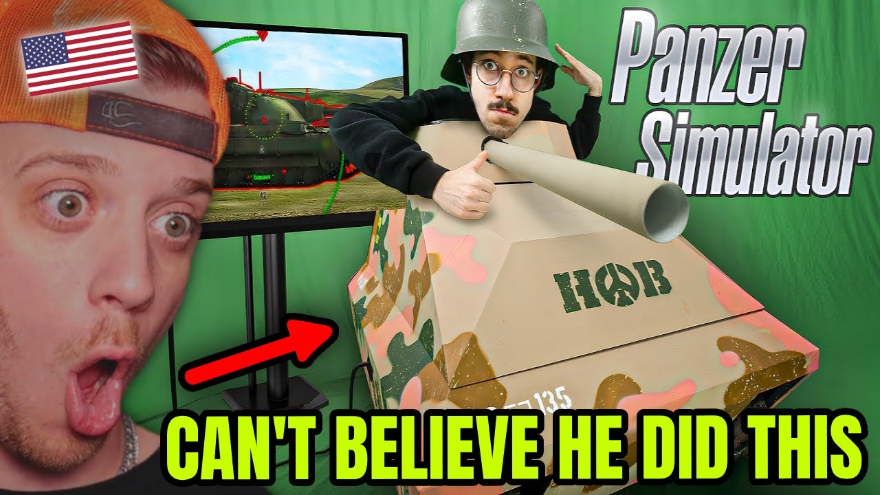 Он построил ТАНК?! (Реакция американцев на Handofblood)