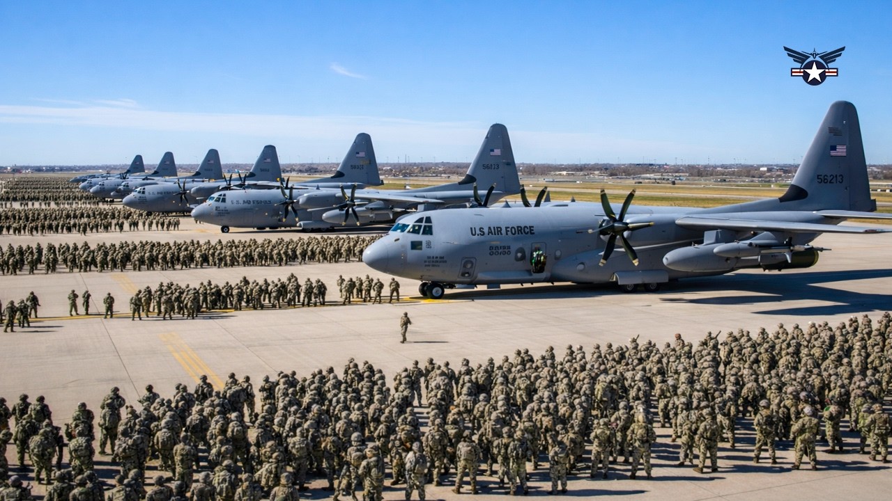 5000 элитных американских военнослужащих на самолетах KC-130J развернуты на Ближнем Востоке.