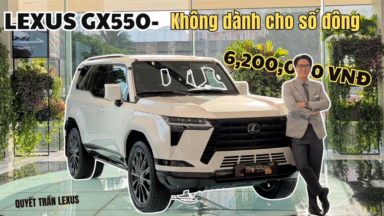 Lexus GX550 cửa sổ trời toàn cảnh có những gì ?| giá niêm yết: 6,250 tỷ SUV đích thực của Lexus