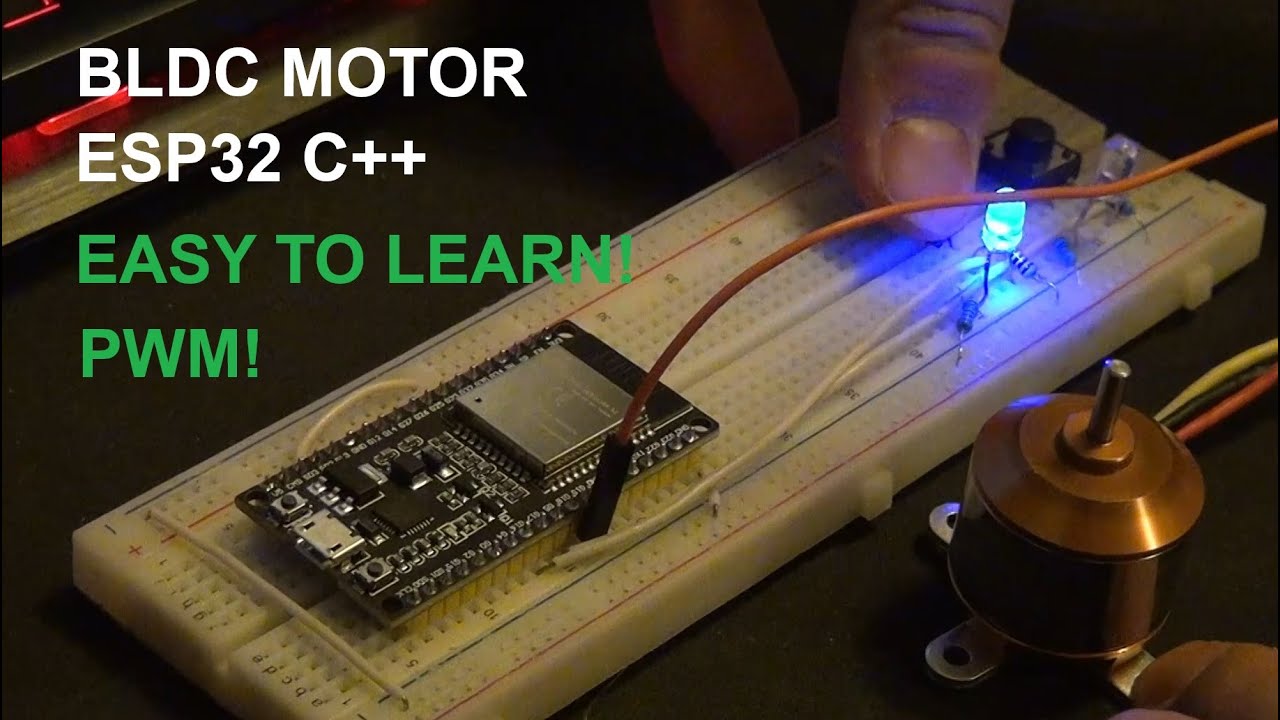 Como Usar un Motor Brushless (BLDC) con ESP32 en C++