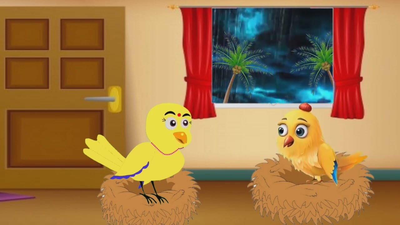 Tony Chidiya Wala Cartoon| Hindi cartoon kahani| new episode कार्टून|बारिश की कहानी 