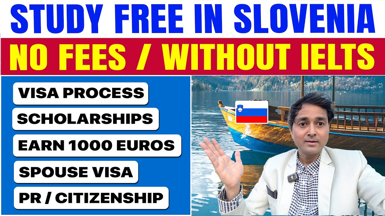 FREE Study in Slovenia Process | Study without IELTS | Gap | Job Earn 1500 Euro | Visa | Scholarship