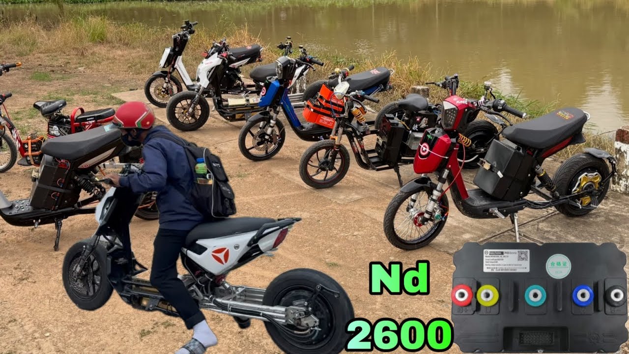 Review Xe Đạp Điện Độ Cap Sonsu Xmen Độ Pin Nd 2600 Bánh 5k 3k wp Gấp Nhôm Ống Đề Xoáy Bánh