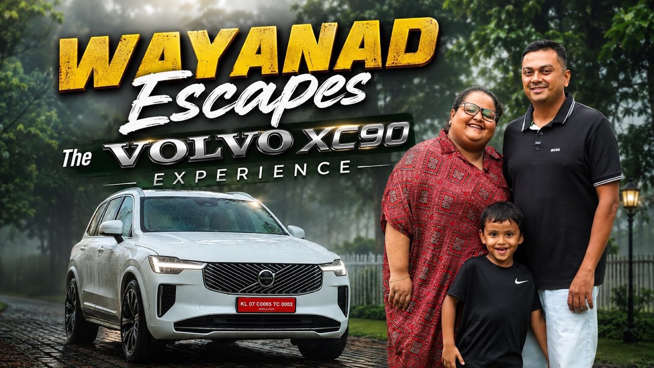 Volvo XC90 എടുത്ത് ഒരു Wayanad Trip | One of the World&rsquo;s Safest SUVs 🚙🌧️