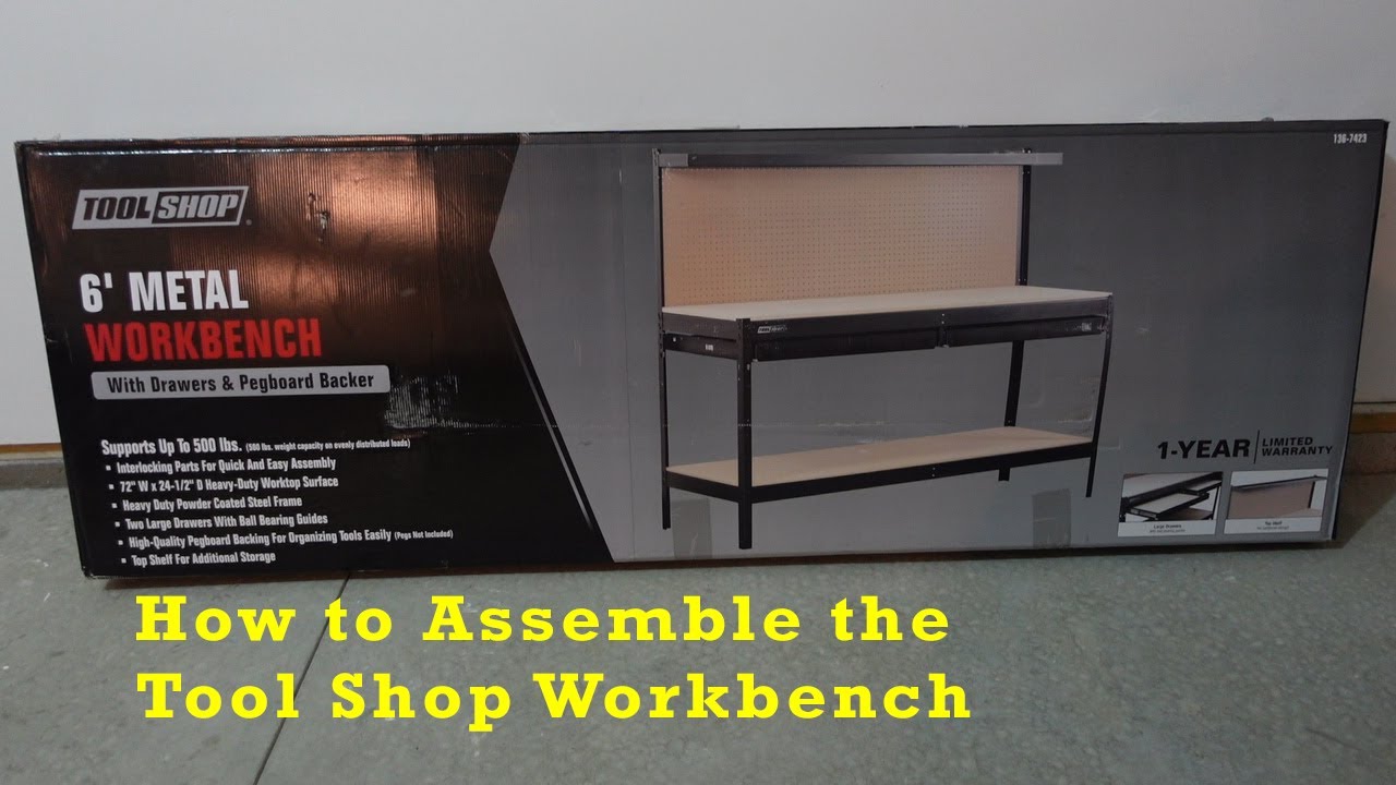 Tool Shop Workbench Assembly