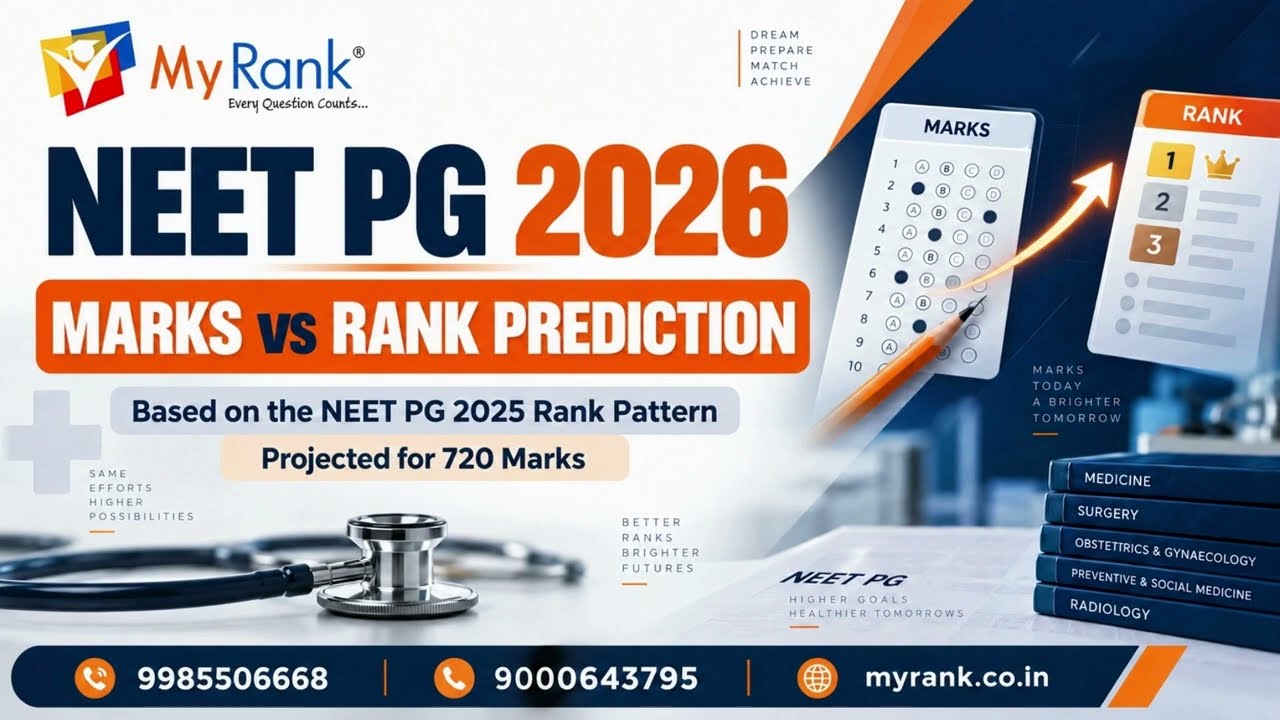 🚨 NEET PG 2026 Marks vs Rank Prediction | Expected AIR on 720-Mark Scale