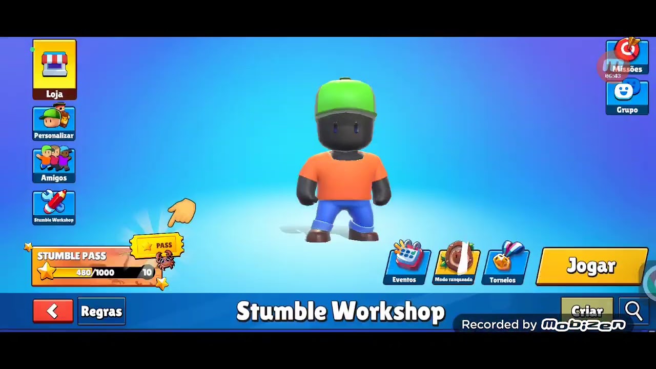 Jogando Stumble Guys #1