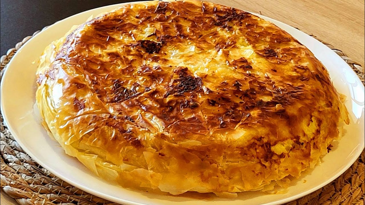 Вкусна, пухкава, сочна и разкошна Баница на тиган!