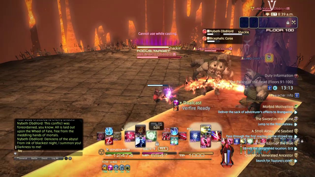 FFXIV Solo RDM 99/99 Floor 100 POTD