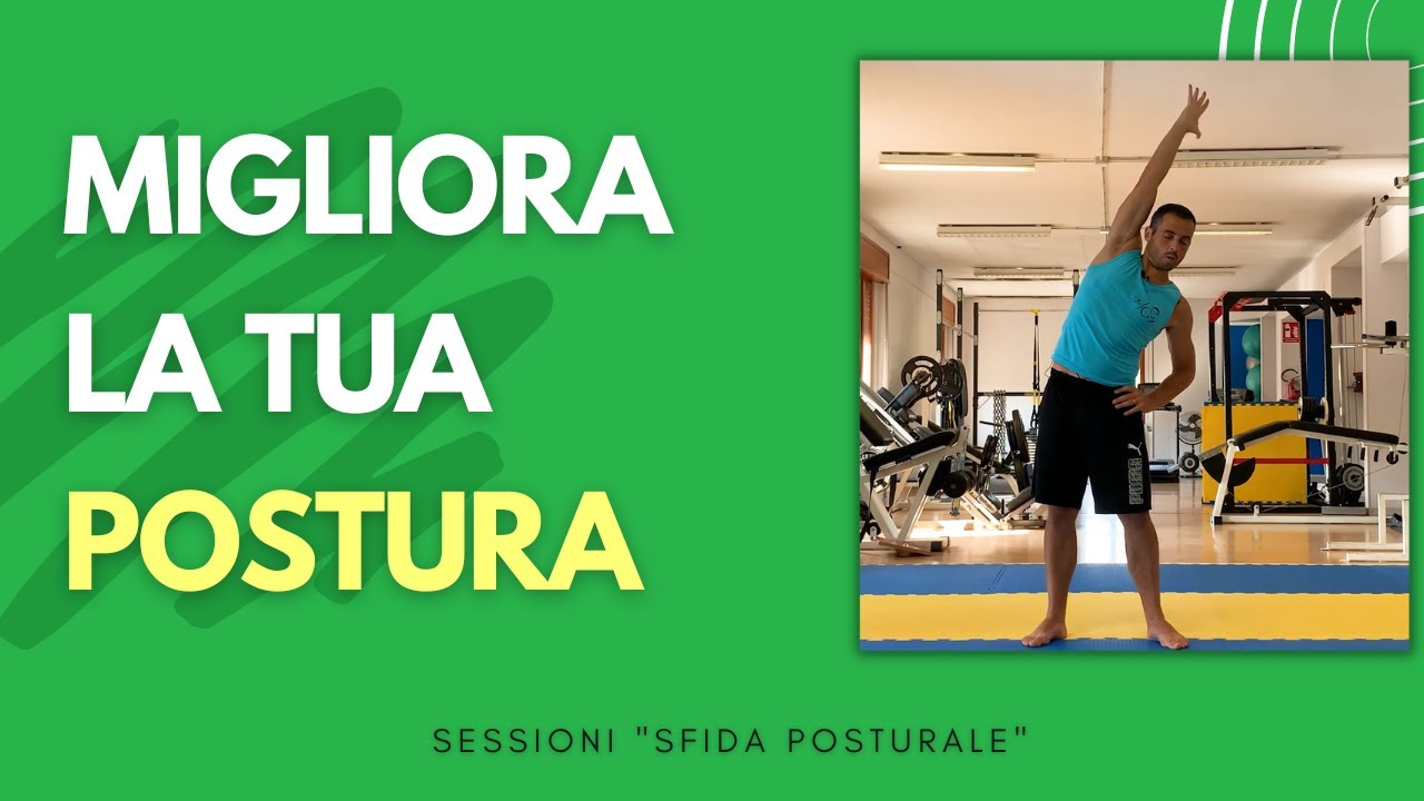Allenamento a casa per MIGLIORARE LA POSTURA (rinforzo completo)