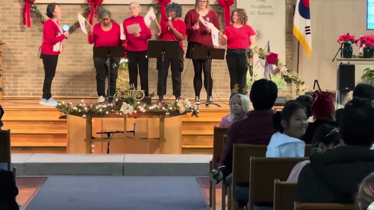 Me and my Intermediate Korean class singing 홀로 아리랑 (Holo Arirang) (unedited)