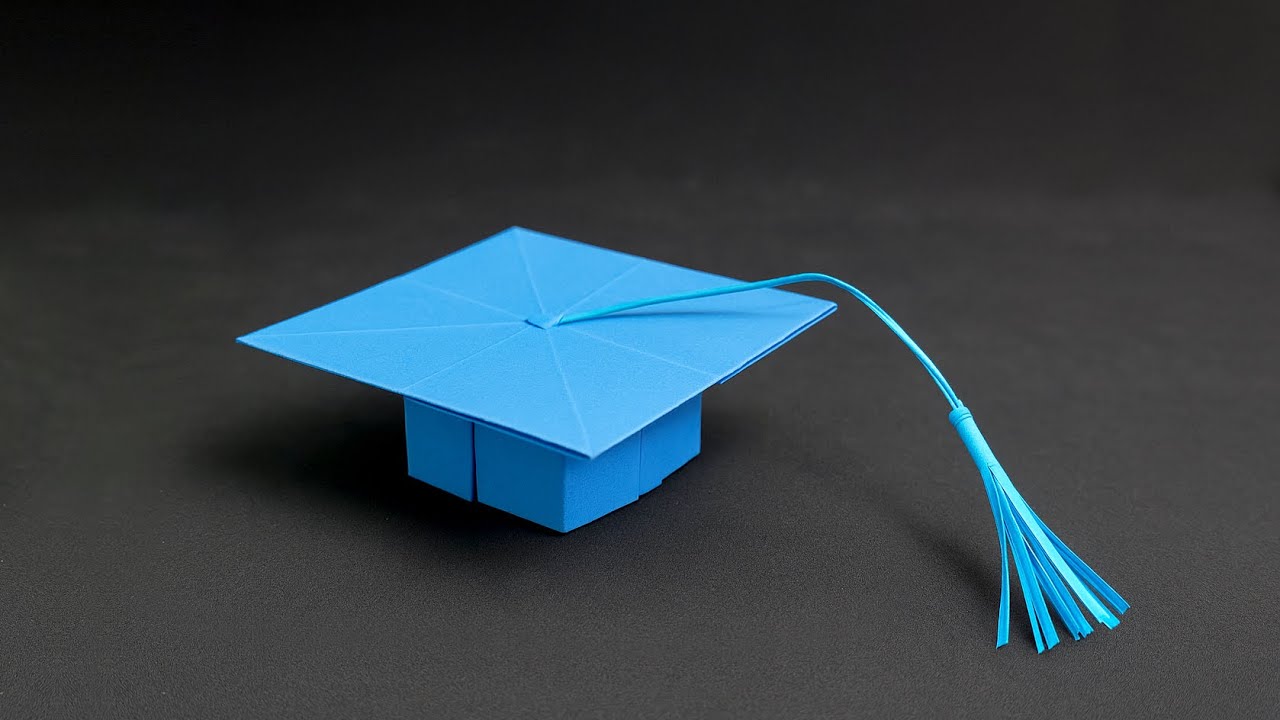 Cómo Hacer un Birrete de Graduación en Origami – Paso a Paso