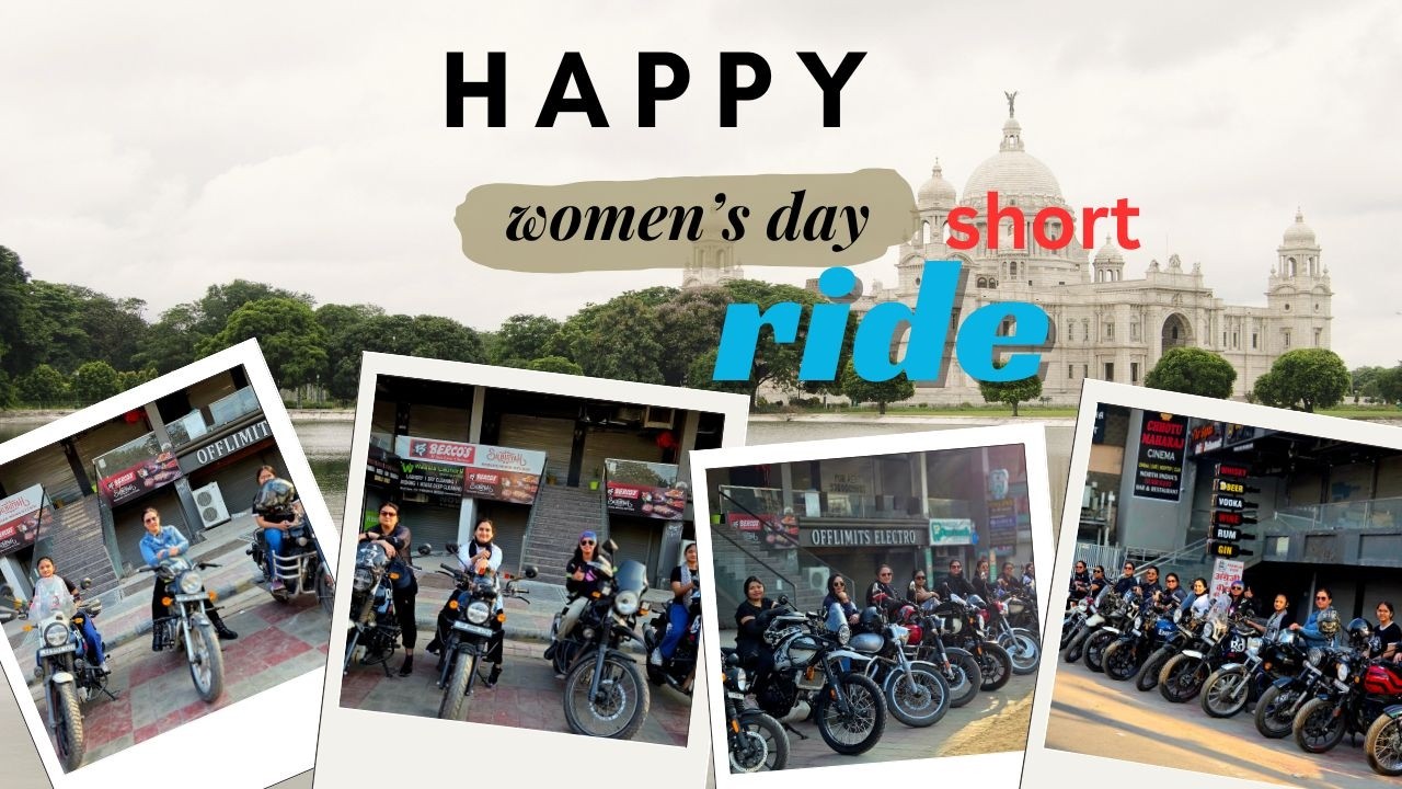 Women’s Day पर Female Riders की Entry और Riders का Dance 🏍️ Triumph Rocket bike Groupमें शामिल हुईं