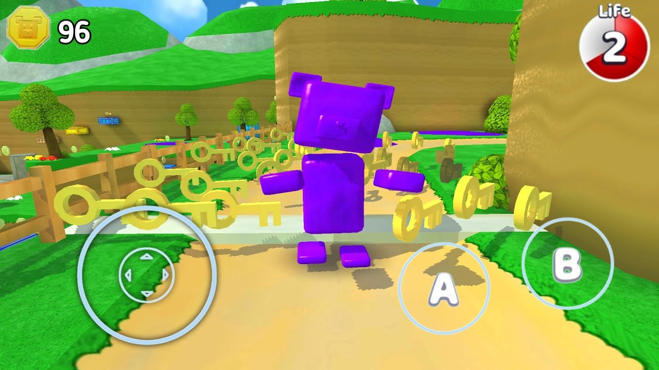Purple Bear in Secret Place - Super Bear Adventure