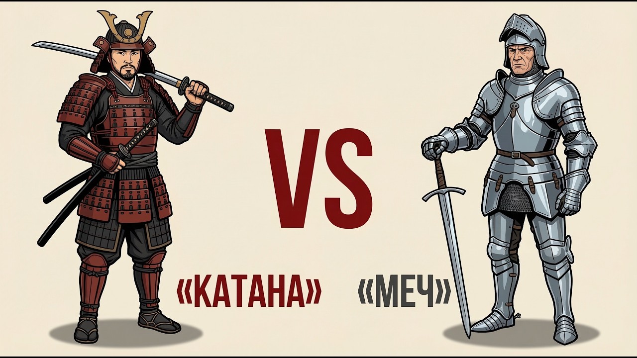 КАТАНА vs ЕВРОПЕЙСКИЙ МЕЧ | КАК НА САМОМ ДЕЛЕ ПРОХОДИЛИ СРАЖЕНИЯ