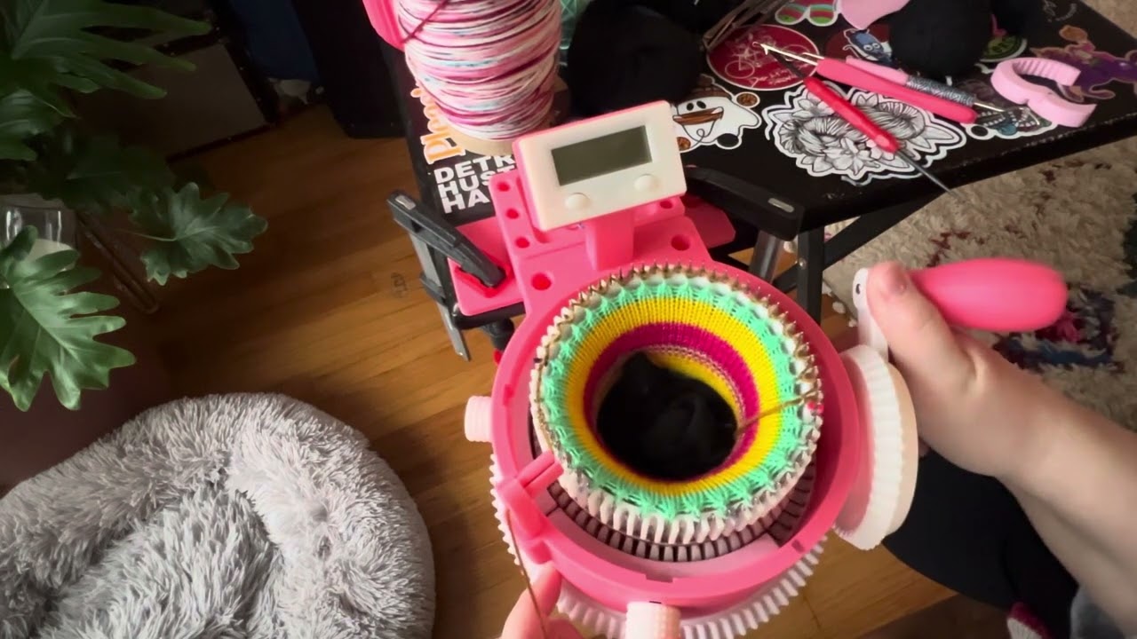 How to Cast on to the Bear Valley CSM (Circular Sock Machine)