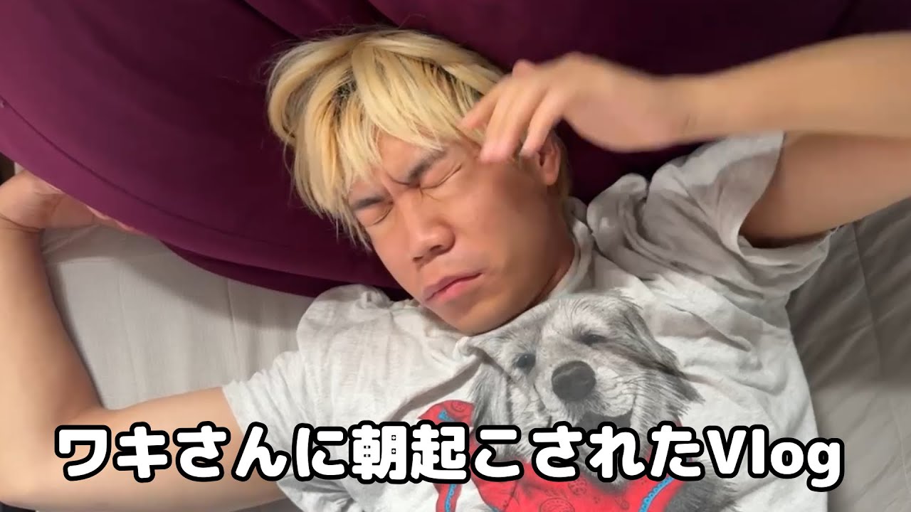 ゼロカランワキさんに起こされたVlog