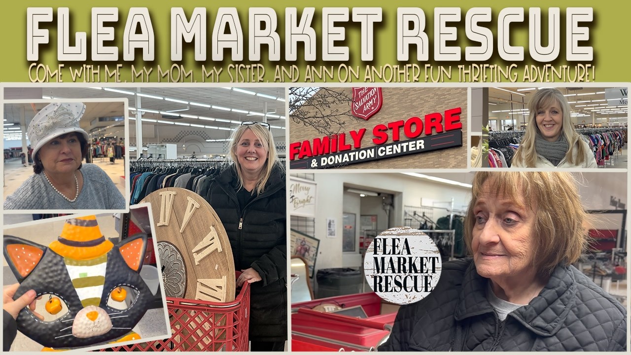 COME ON A FUN THRIFTING HAUL WITH US FOR THRIFTED HOME DECOR WE CAN RESELL