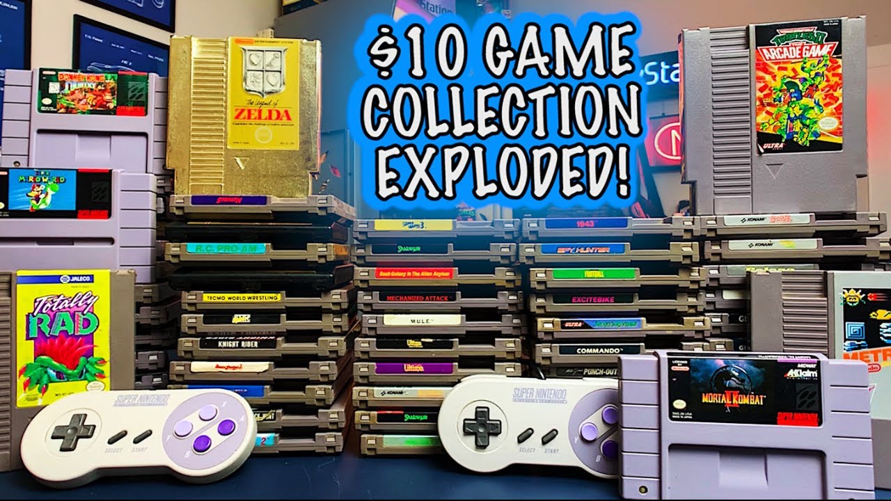 Live Video Game Hunting a HUGE NINTENDO Collection! || $10 Dollar Collection Challenge (Episode 4)