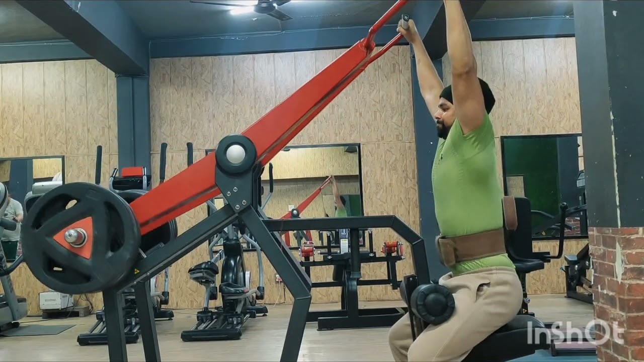 Complete v shaped back and biceps workout.