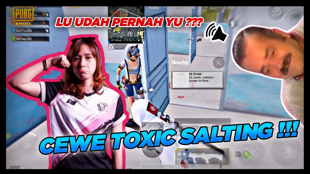 CEWE TOXIC JADI SALTING DI TANYAIN MOMON - PUBG MOBILE INDONESIA