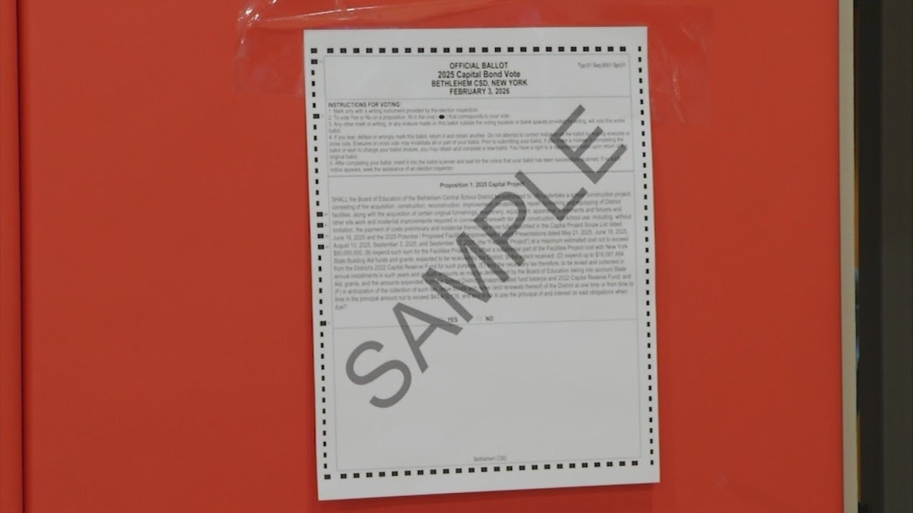 Districtwide capital project vote at Bethlehem CSD