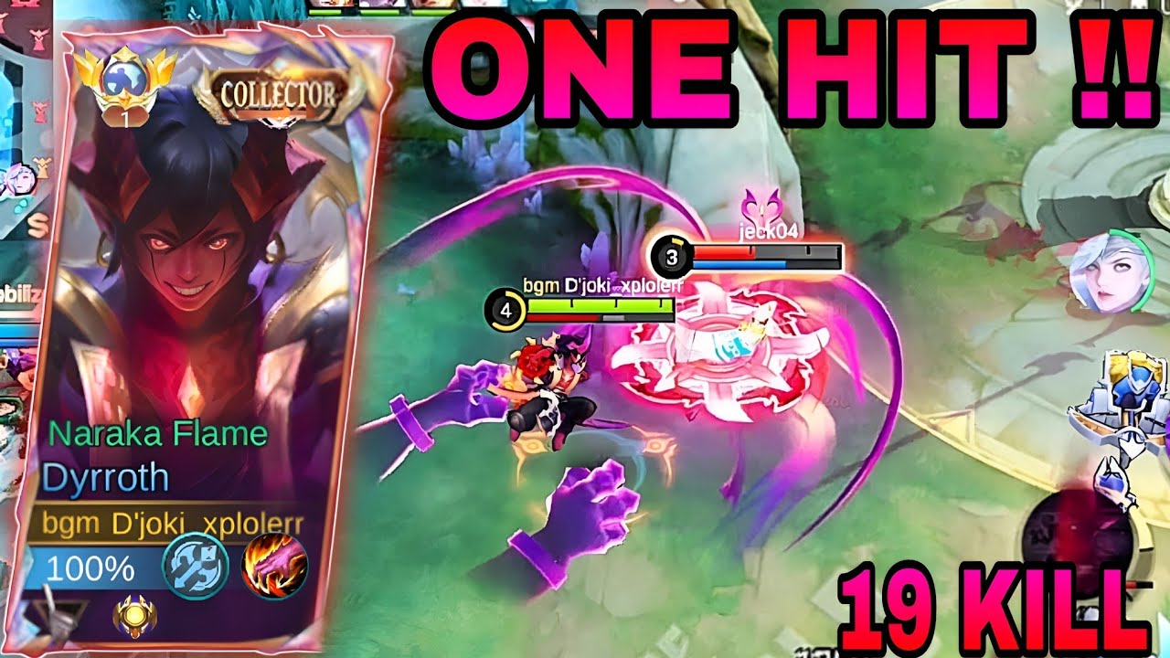 DYRROTH BEST ONE HIT BUILD 99,9% BROKEN ( must try this) || MLBB
