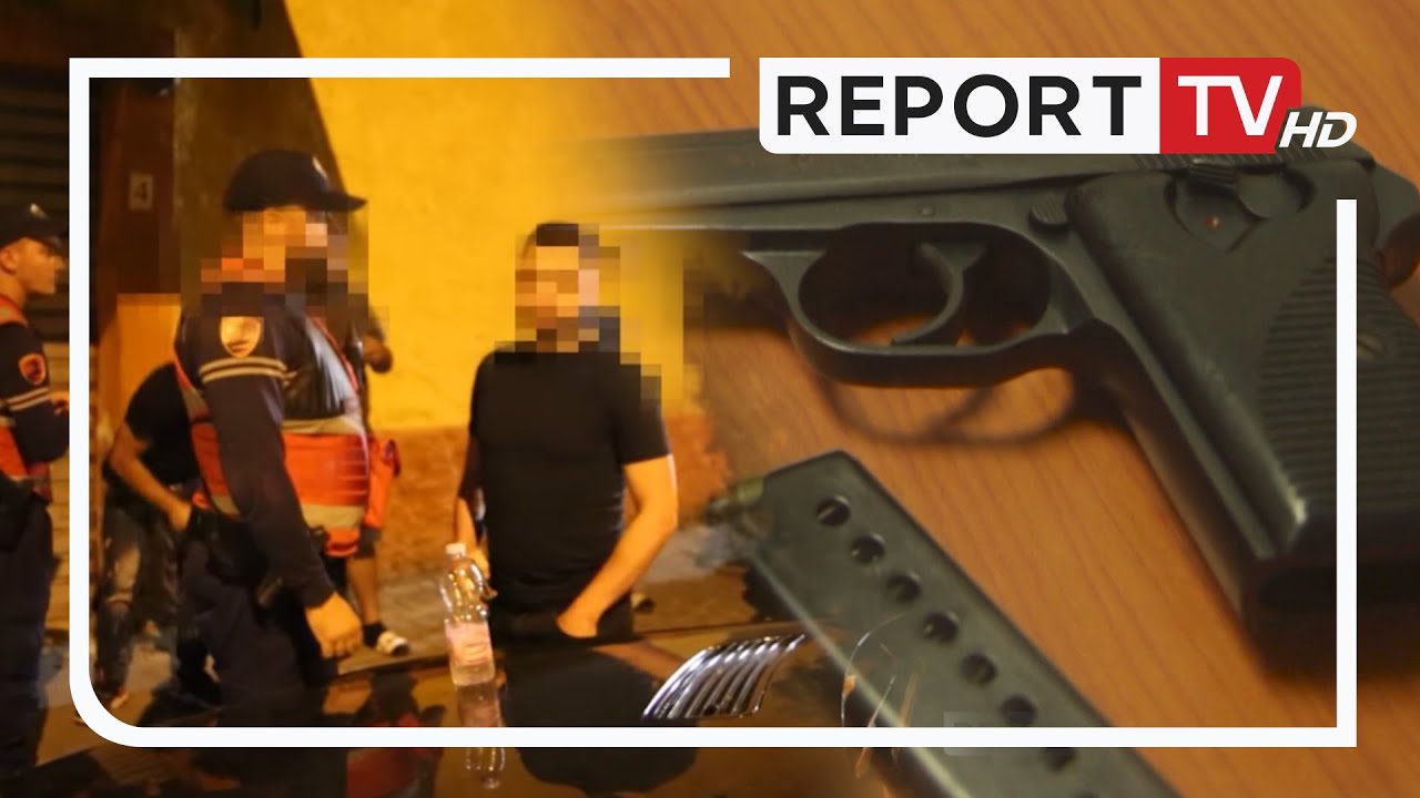 Policia kap në flagrancë të riun me armë në brez. Vajzat i fshihen “grabitësit”