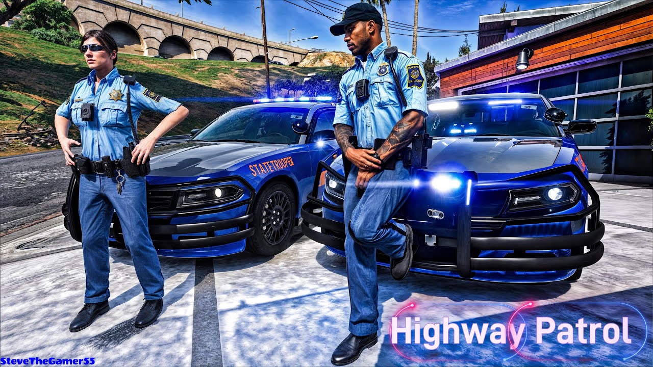 Playing GTA 5 As A POLICE OFFICER Highway Patrol| GTA 5 Lspdfr Mod| Live