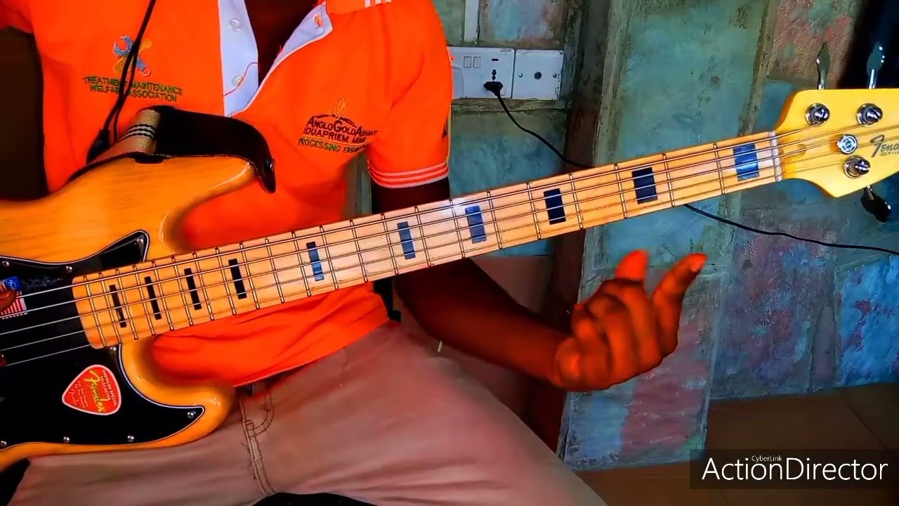 Ghanaian Local Reggae bass lesson(Odomakoma) 1-6-4-5 progression