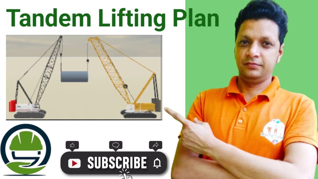 What is Tandem Lifting || Crane Load Calculation || Safety Gurukul